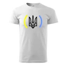 Ukrajina trojzubec s farbami Ukrajina trojzubec s farbami