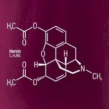 Molekulárna štruktúra Heroín