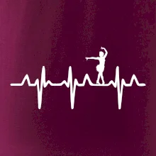 EKG tanečnice salsy