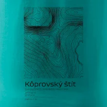 Kôprovský štít - vrstevnice v obdĺžniku
