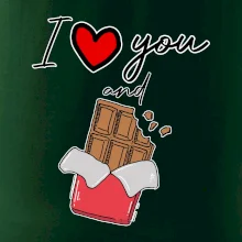 I love you and chocolate