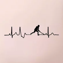 Pozemný hokej ekg - hráč / hračka