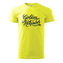 Golden retriever - nápis okrasný