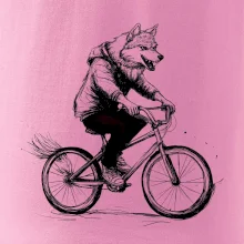 Vlk na bicykli