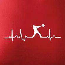 EKG hod kladivom muž