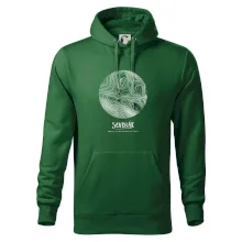 Severák - vrstevnice v kruhu