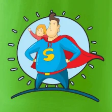 Táta superman - dievča