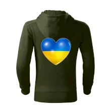 Ukrajina srdce vlajka Ukrajina srdce vlajka