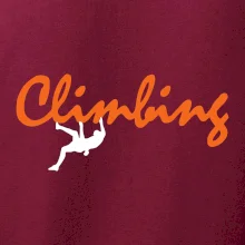 Climbing písací text