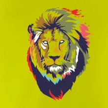 Hlava leva kreslená jednoduchá