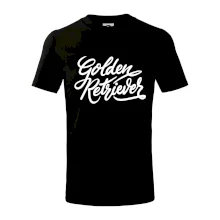 Golden retriever - nápis okrasný