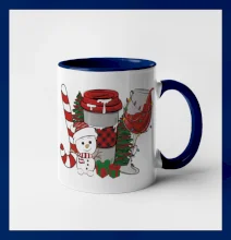 Vianoce, víno a snehuliak