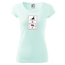 Tričko pre odporcov sraní na chodníku