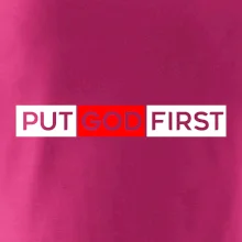 Put God first obdĺžnik Put God first obdĺžnik