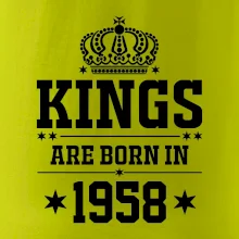 Kings are born in 1958