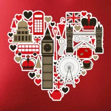 Britské srdce - objekty