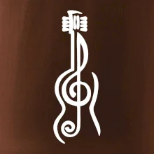 Husľový kľúč gitara