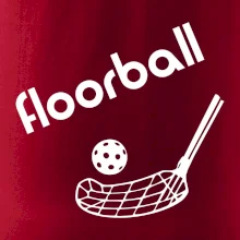 Floorball nápis šikmo