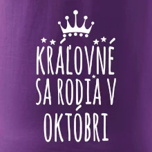 Kráľovné sa rodia v októbri