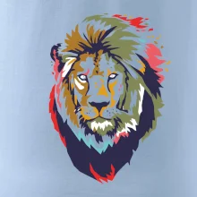 Hlava leva kreslená jednoduchá