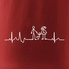 EKG rodina a jedno dieťa