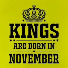 Kings are born in November