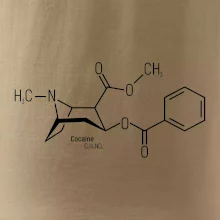 Molekulárna štruktúra Cocaine Kokaín