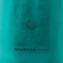 Milešovka - vrstevnice v obdĺžniku