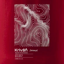 Kriváň - vrstevnice v obdĺžniku