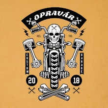 Motorkár  lebka opravár