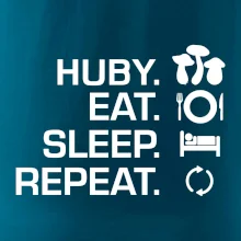 Huby Eat Sleep Repeat Huby Eat Sleep Repeat