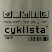 Čiarový kód - cyklista