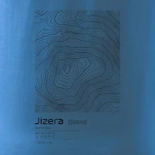 Jizera - vrstevnice v obdĺžniku
