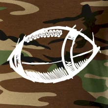 Americký futbal lopta skica