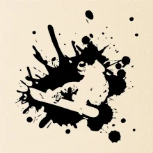 Snowboard splash