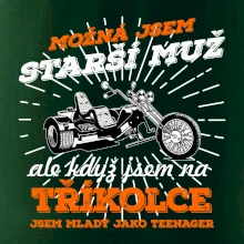 Možná jsem starší muž - tříkolka