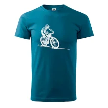 MTB kreslený cyklista MTB kreslený cyklista