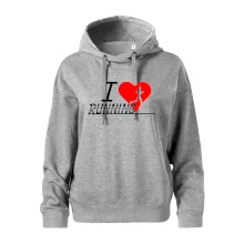 I love running dievča