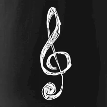 Husľový kľúč kreslený Husľový kľúč kreslený