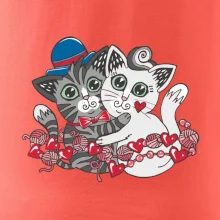 Mačky v objatí (Pecka design)