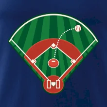 Baseballové hřiště z ptačí perspektivy