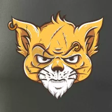 Nasratá mačka Thug life