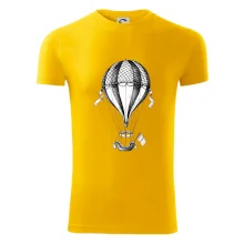 Teplovzdušný balón kreslený