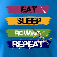 Eat sleep rowing repeat farebné