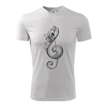 Husľový kľúč kvety Husľový kľúč kvety