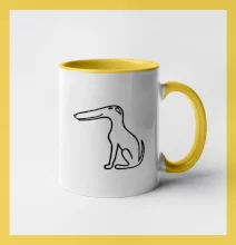 Barzoj obrys čierny