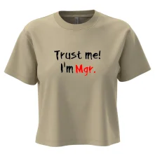Trust me I´m  Mgr. / Ver mi som Magister.