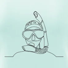 Potápač jedným ťahom