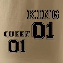 King - Queen - 01 dres (čiernobiela)