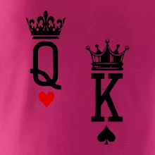 King & Queen logo na prso